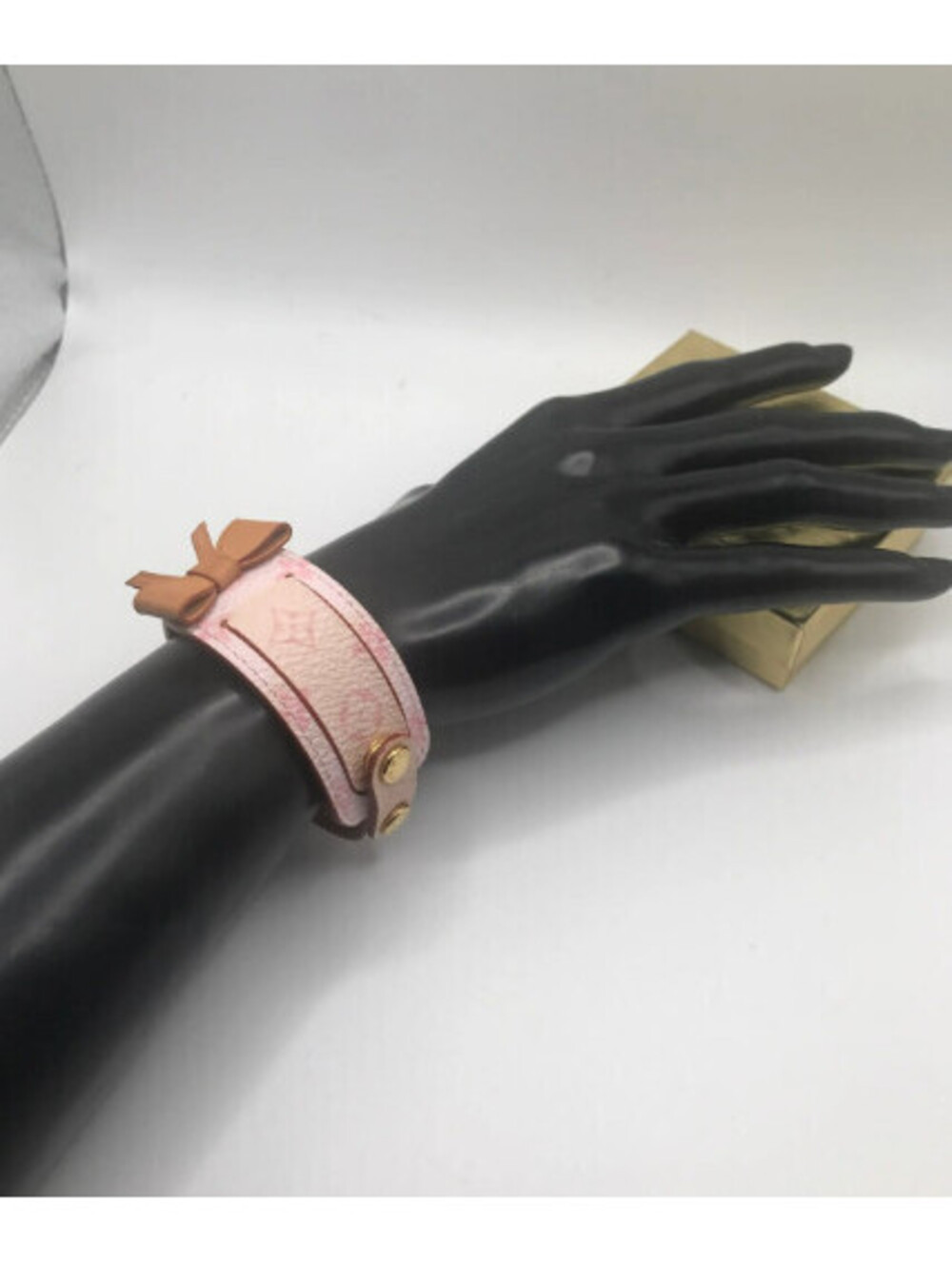Louis Vuitton Monogram Cherry Blossom Pink Porte Address Bracelet LV